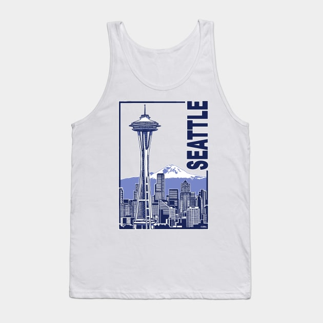 Seattle Tank Top by NewSignCreation